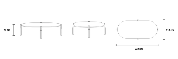 تصویر میز جلو مبلی کایاک