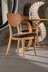 image of Hima chair with wooden backrest