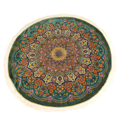 image of Qom Handwoven Rug Ref 7768