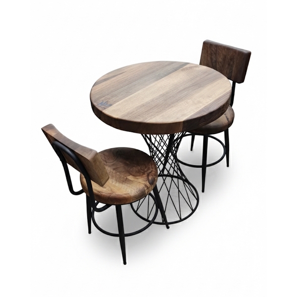 image of Walnut Bar Chair