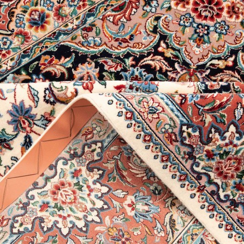 تصویر قالی اصفهان 65 رج قواره پرده ای شناسه اثر 417820
