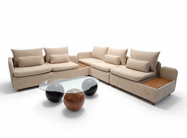 تصویر مبل ال مدل امریکایی