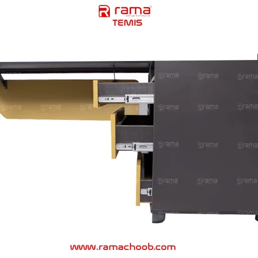 تصویر میز مدیریتی تمیس ال متحرک