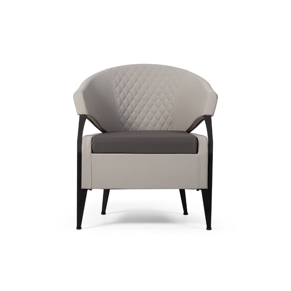 تصویر مبل تک نفره الکا-پایه مشکی