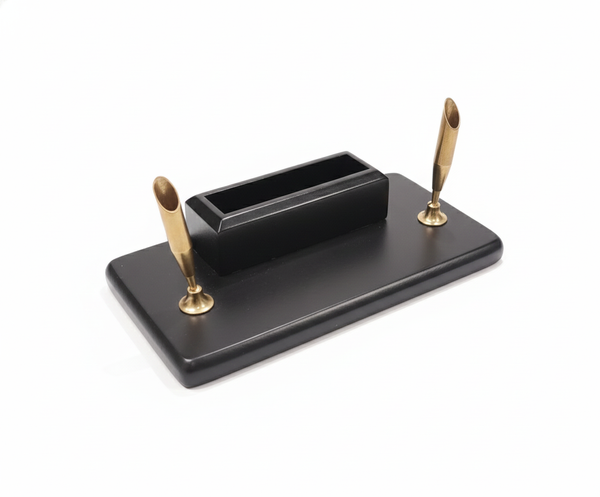 تصویر ست رومیزی مدیریتی چوبی