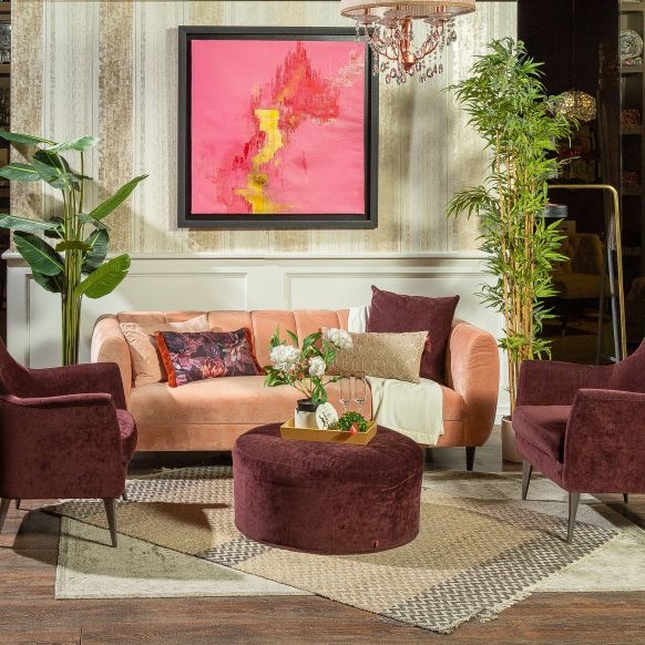 image of GOZO sofa 3 pink 662772