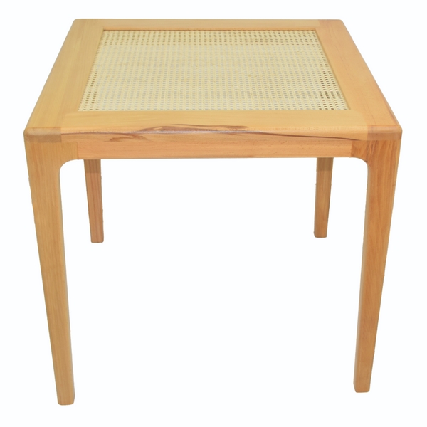 تصویر میز نهارخوری تمام چوب و حصیری ۴ نفره wicker