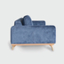 image of Orlando Blue 3seats Sofa