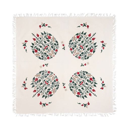 image of pomegranate tree square table cloth