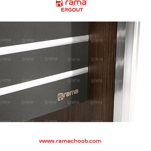 تصویر میز کارمندی ارگوت (سه کشو ثابت)