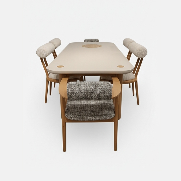 image of Ahoora Dining Set-6seaters