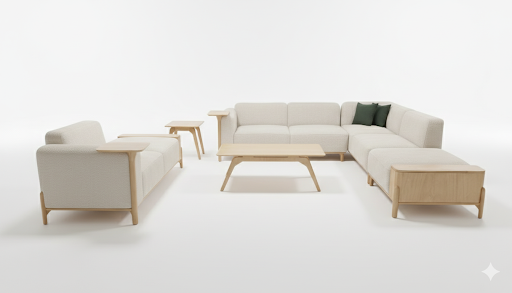 تصویر ست مبلمان ال پورتو