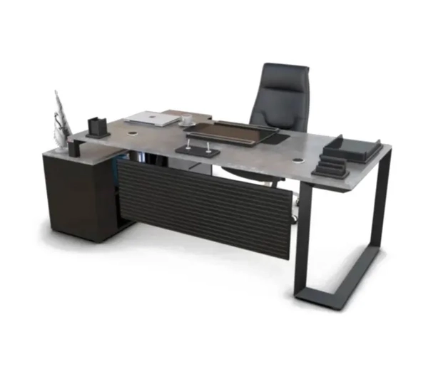 تصویر میز مدیریت پایه فلزی