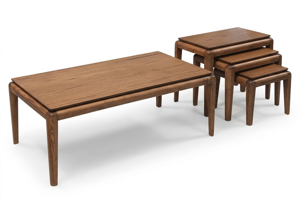 image of Rectangle Royal Coffee Table Set image of Rectangle Royal Coffee Table Set