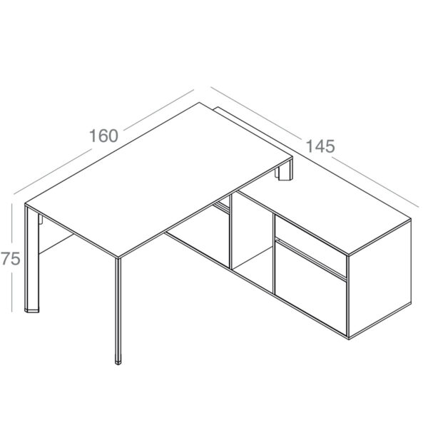 تصویر میز کارشناسی Petra مدل EL