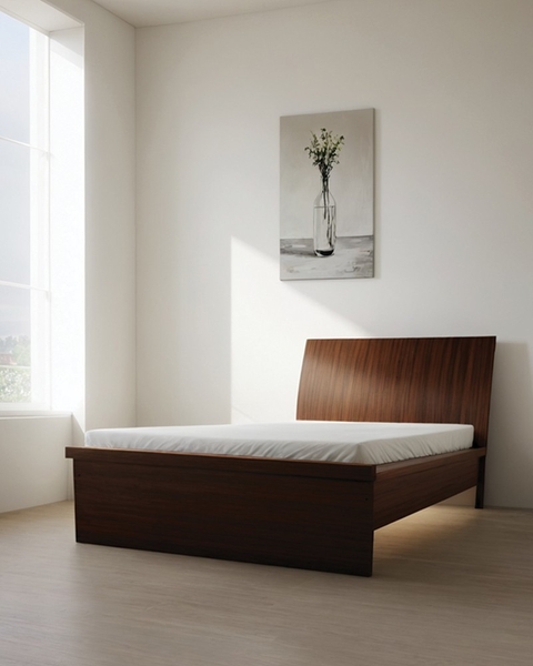 image of Space Walnut 120 single bed