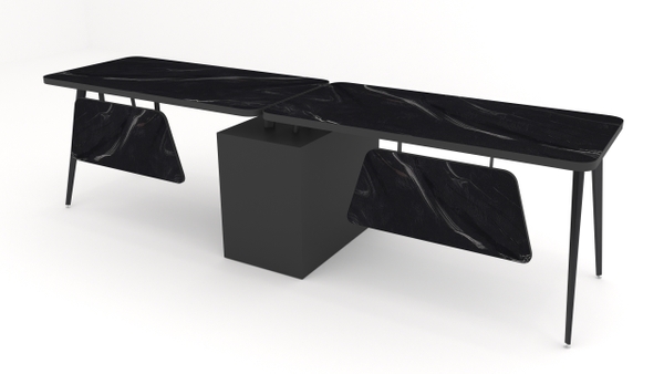 image of Wallace workgroup Desk For Two Users