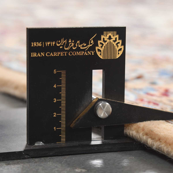 تصویر قالی چادگان 45 رج قواره پرده ای شناسه اثر 4-27050