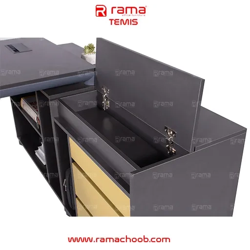 تصویر میز مدیریتی تمیس ال متحرک