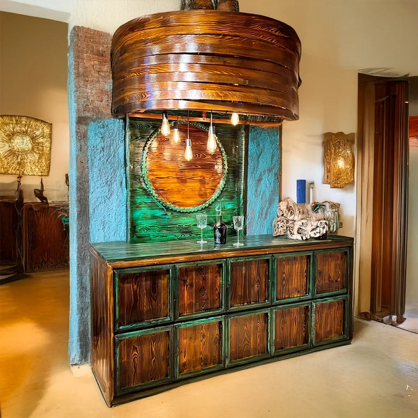 image of Wooden Counter Number 3