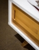 image of Armada white small TV stand