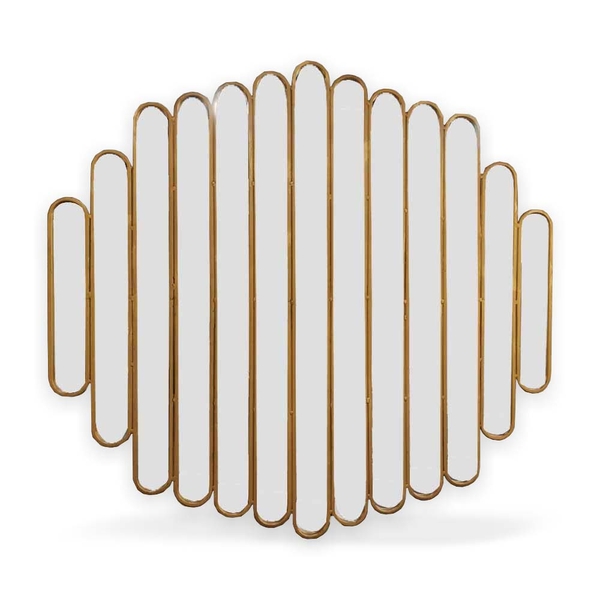image of Golden 13 piece mirror