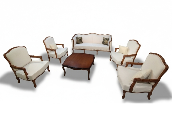 تصویر ست مبلمان فرانسوی گوشواره ای