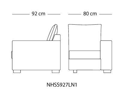 image of Brent L-shaped Sofa Set