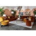 image of READ armless sofa 2.5 rust 662828