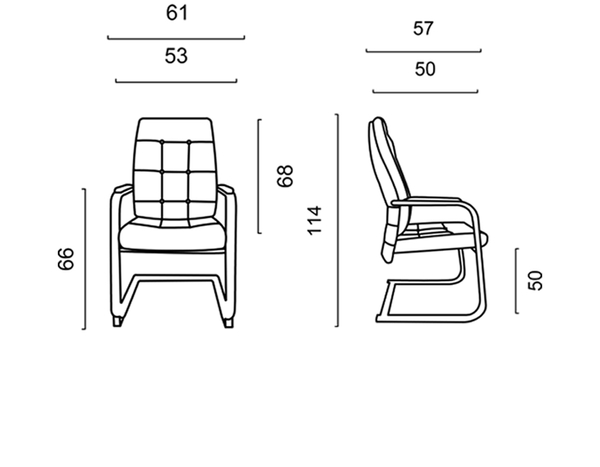 تصویر صندلی کنفرانسی ویترا