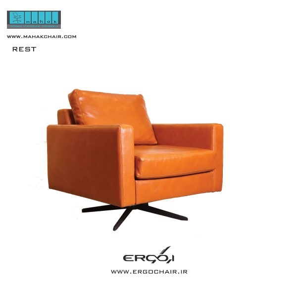 تصویر مبل یکنفره پایه گردان Rest