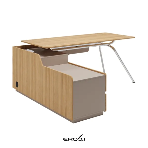 تصویر میز مدیریتی Zenith Chrome