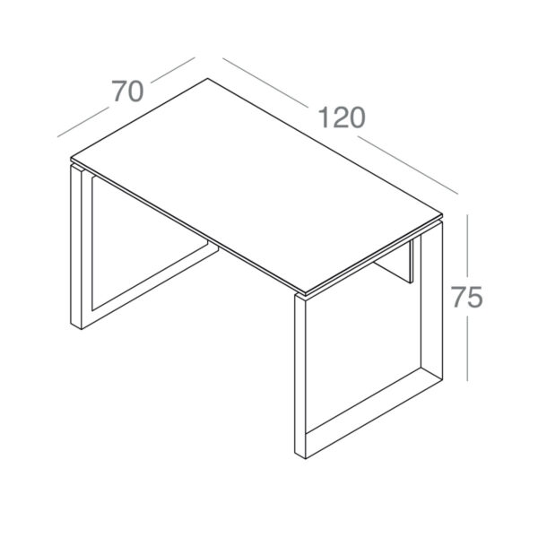 تصویر میز کارمندی Nova مدل S