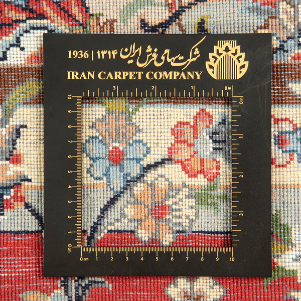 تصویر قالی یزد 30 رج قواره 9متری شناسه اثر 419972