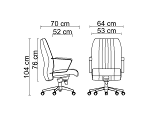 تصویر صندلی کارشناسی اسکار E2040G