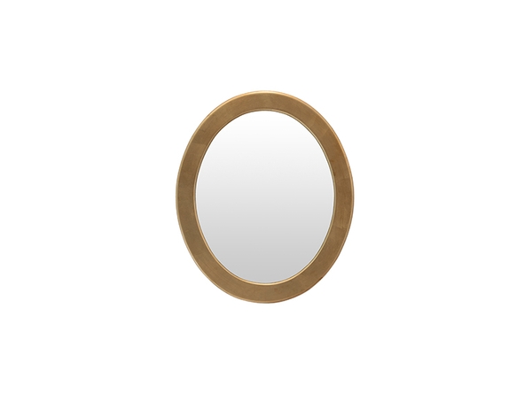 image of Oval Gold-Plated mirror
