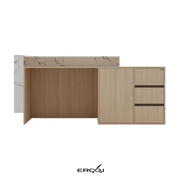 تصویر کانتر اداری مدل روما