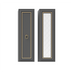image of Black Chester TV wall unit