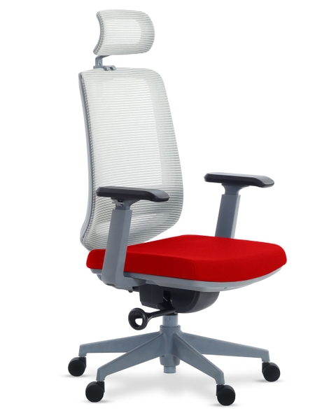 image of 102 Mesh Chair with Gray Frame
