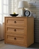 image of Next 3 natural bed side drawer