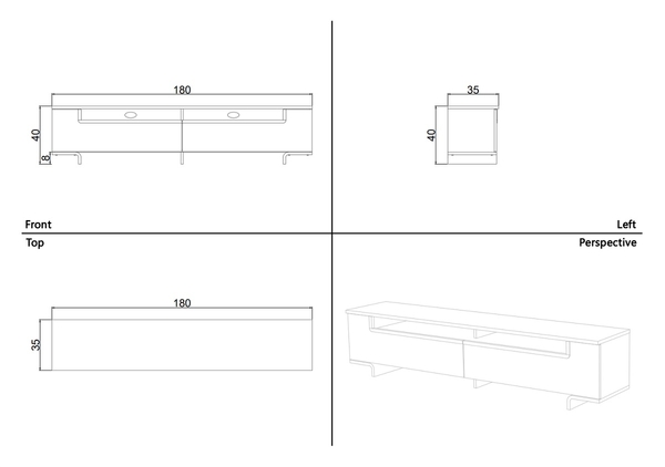 image of Hooman TV stand