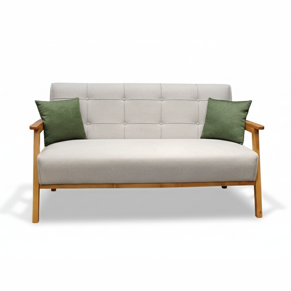 تصویر ست مبلمان مدرن دسته چوبی