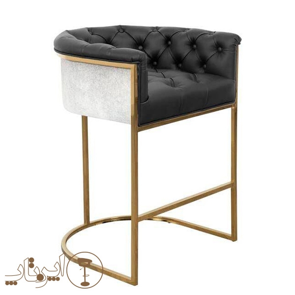 image of Golden Chesterfield Bar Chair