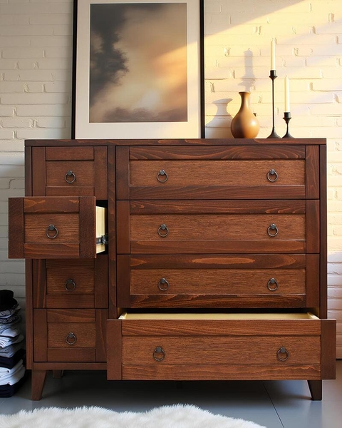 another image of Next Walnut 8 drawer