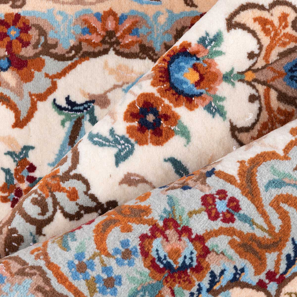تصویر قالی چادگان 45 رج قواره پرده ای شناسه اثر 421767