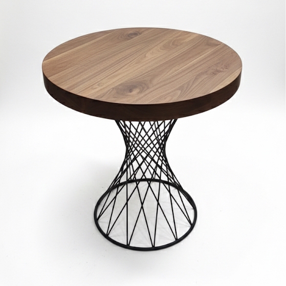 تصویر میز ناهارخوری چوب گردو قطر ۷۰ تصویر میز ناهارخوری چوب گردو قطر ۷۰