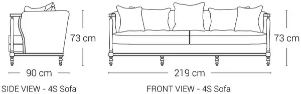 image of Laurent 4seaters Sofa