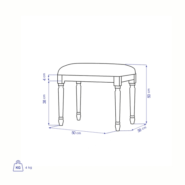 image of Elena dressing stool