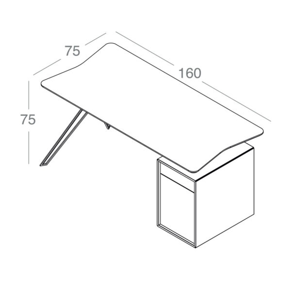 تصویر میز کارشناسی Swan مدل EF
