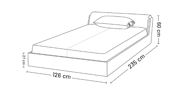 image of Whisper bed 120